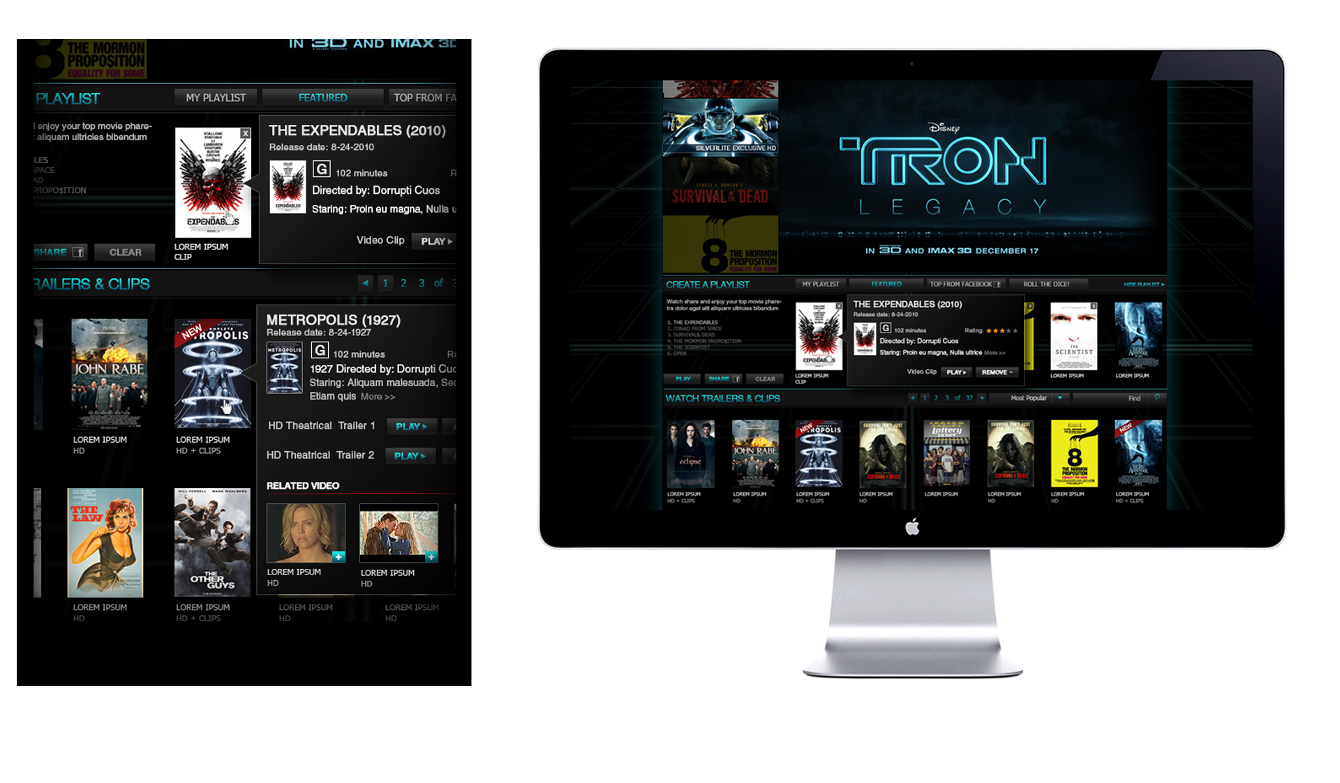 TRON COMPANION SITE — slide 3